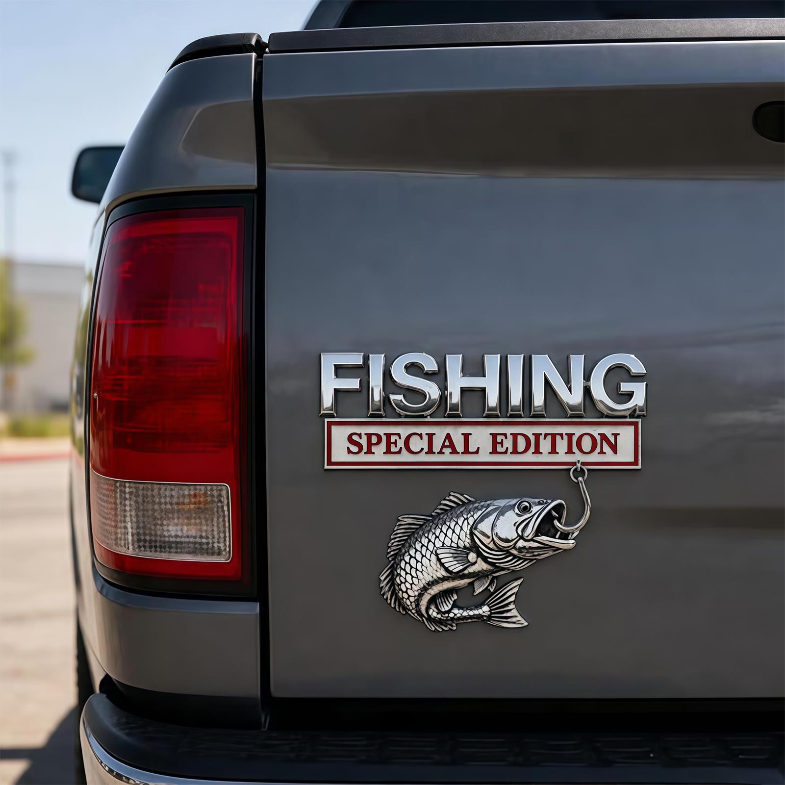 Car Emblems and Badges Metal F - Fishing Boat Oar review and price