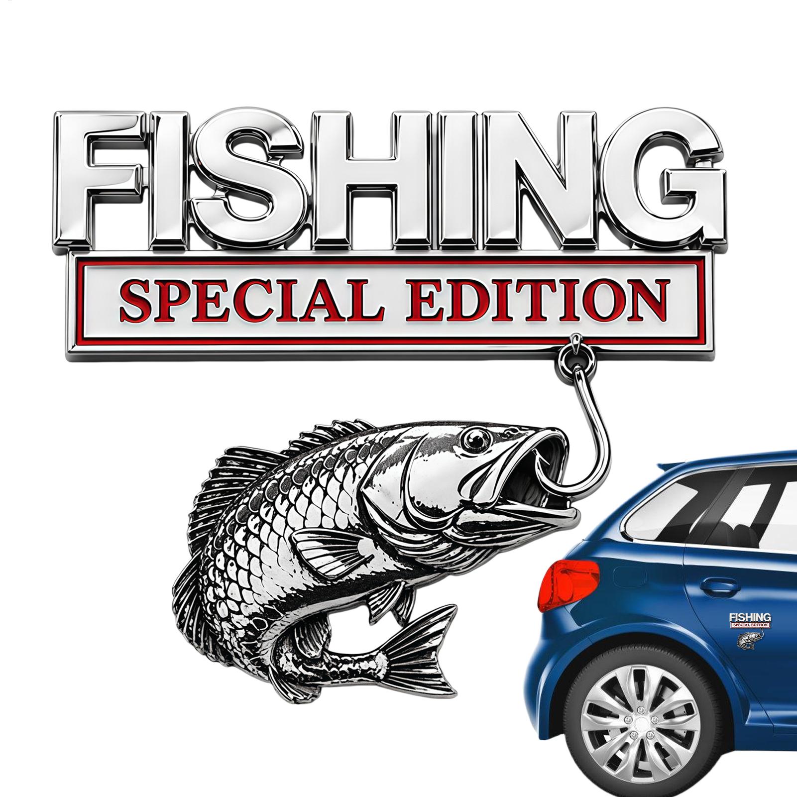 Car Emblems and Badges Metal F - Fishing Boat Oar review and price