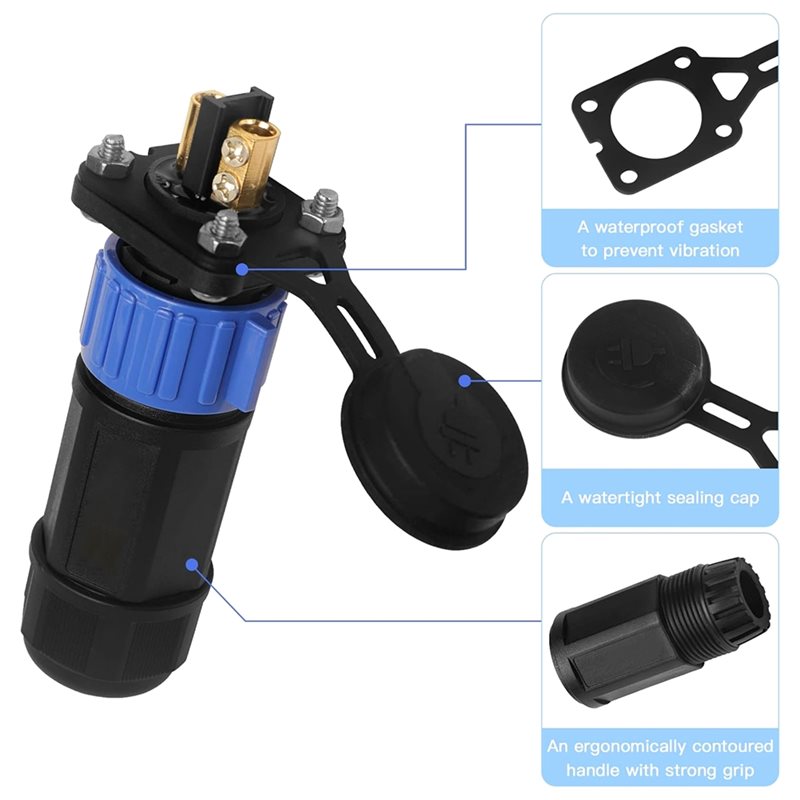 Marine Boat DC Power Connector - Fishing Boat Trolling Motor review and price