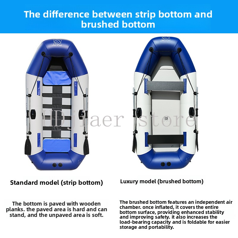 Inflatable Boat with Hard Bott - Fishing Boat Inflatable review and price